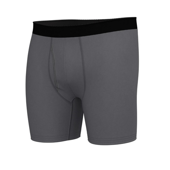Athletic Works Men's Pro Form Boxer Brief Long Leg, 6 Pack 3XL - Picture 4 of 6